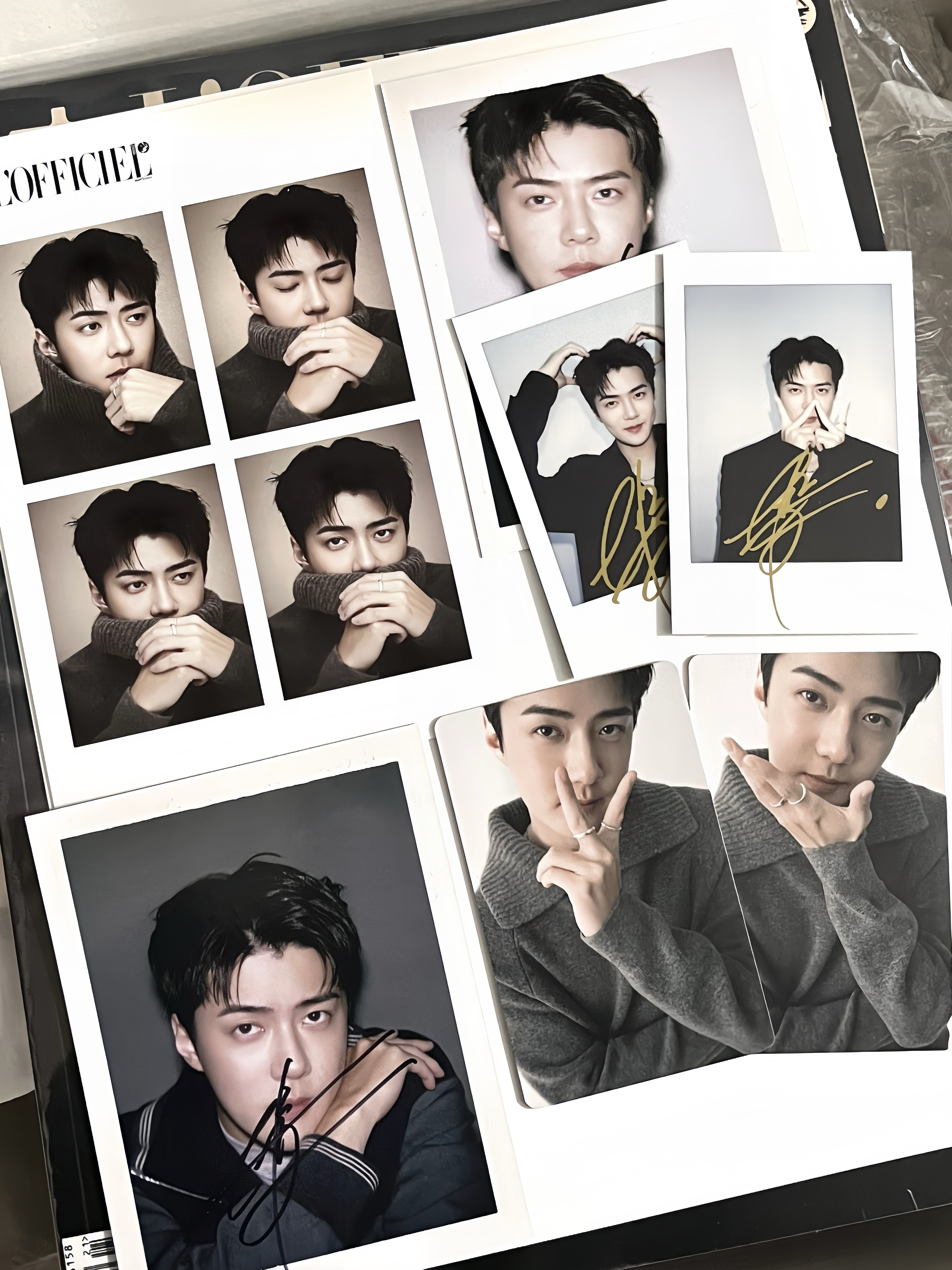 吴世勋 杂志终于到了，好开心好激动