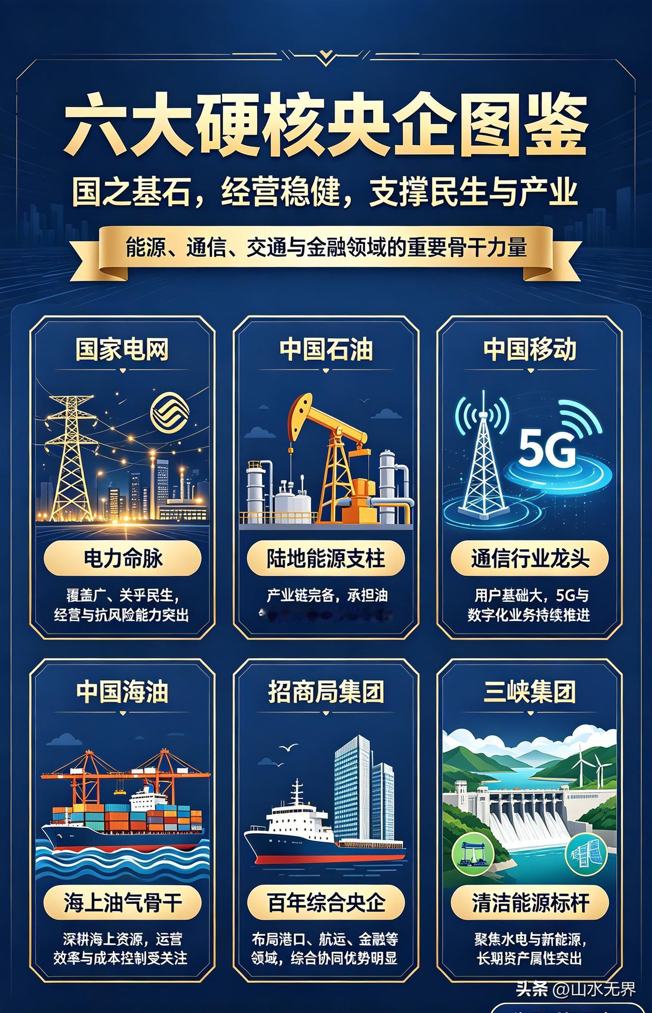 全国效益最好的六大央企！个个稳赚不亏，真正的国之基石
 
很多人都好奇，国内最赚