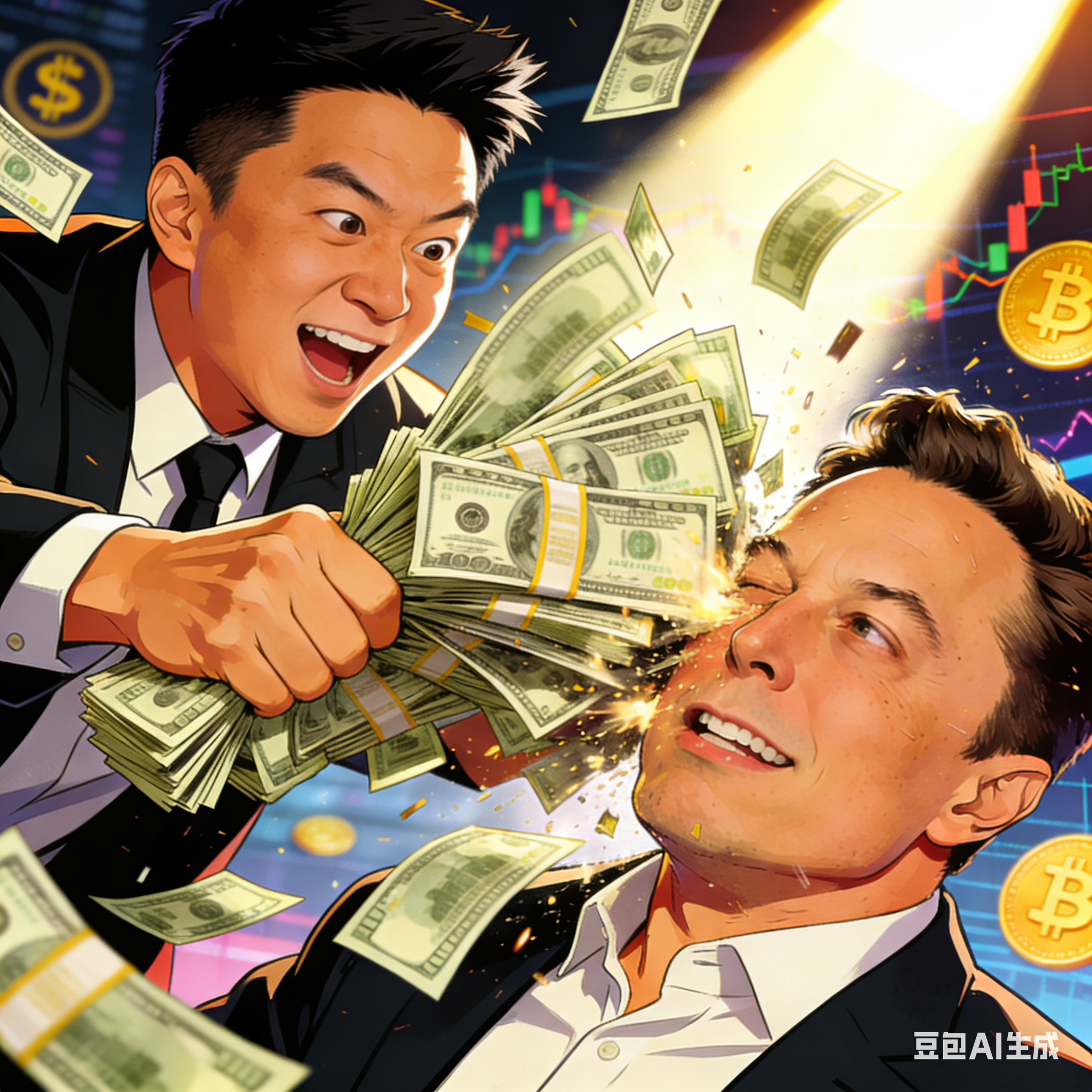 孙宇晨这回要给马斯克3千万刀，买他上钟一小时孙在推特上扬言要使用钞能力，支付3,