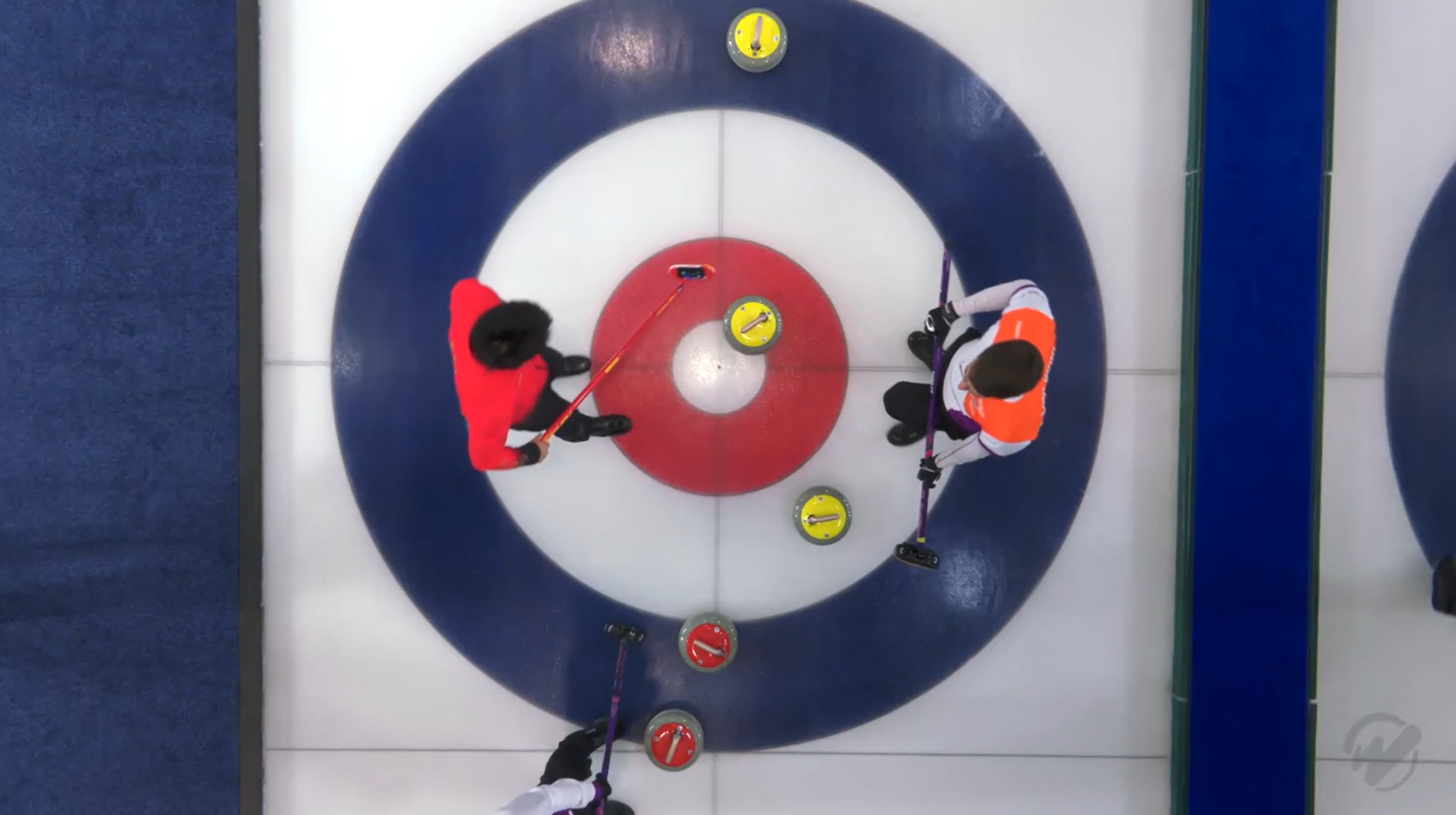 第七局被偷2，中国6-5荷兰，中国第八局后手，形势又稍微紧一些了 