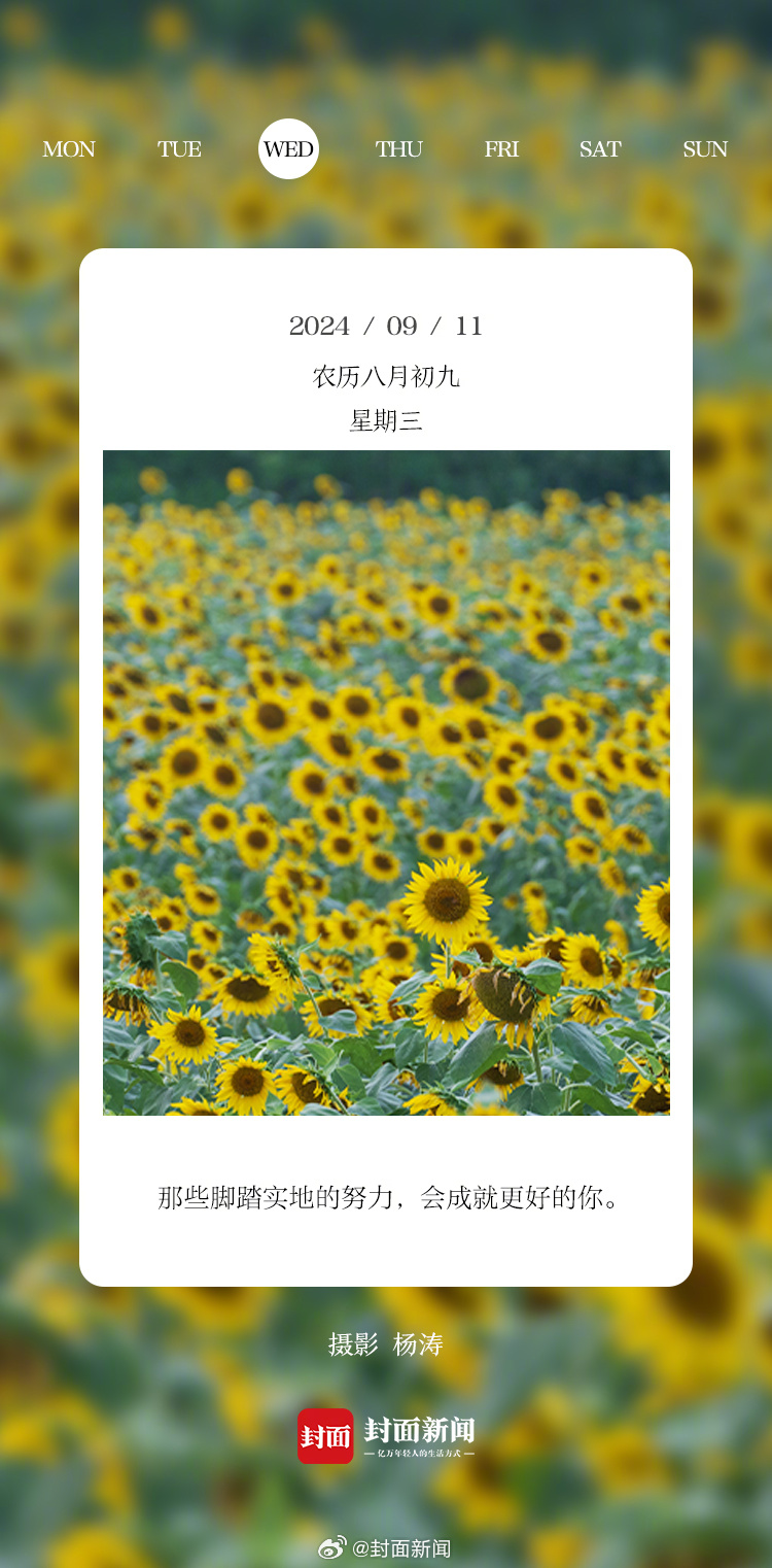 #小封日历# 早安，周三啦！今天叫醒你的是_____？ ​​​[你好] ​​​