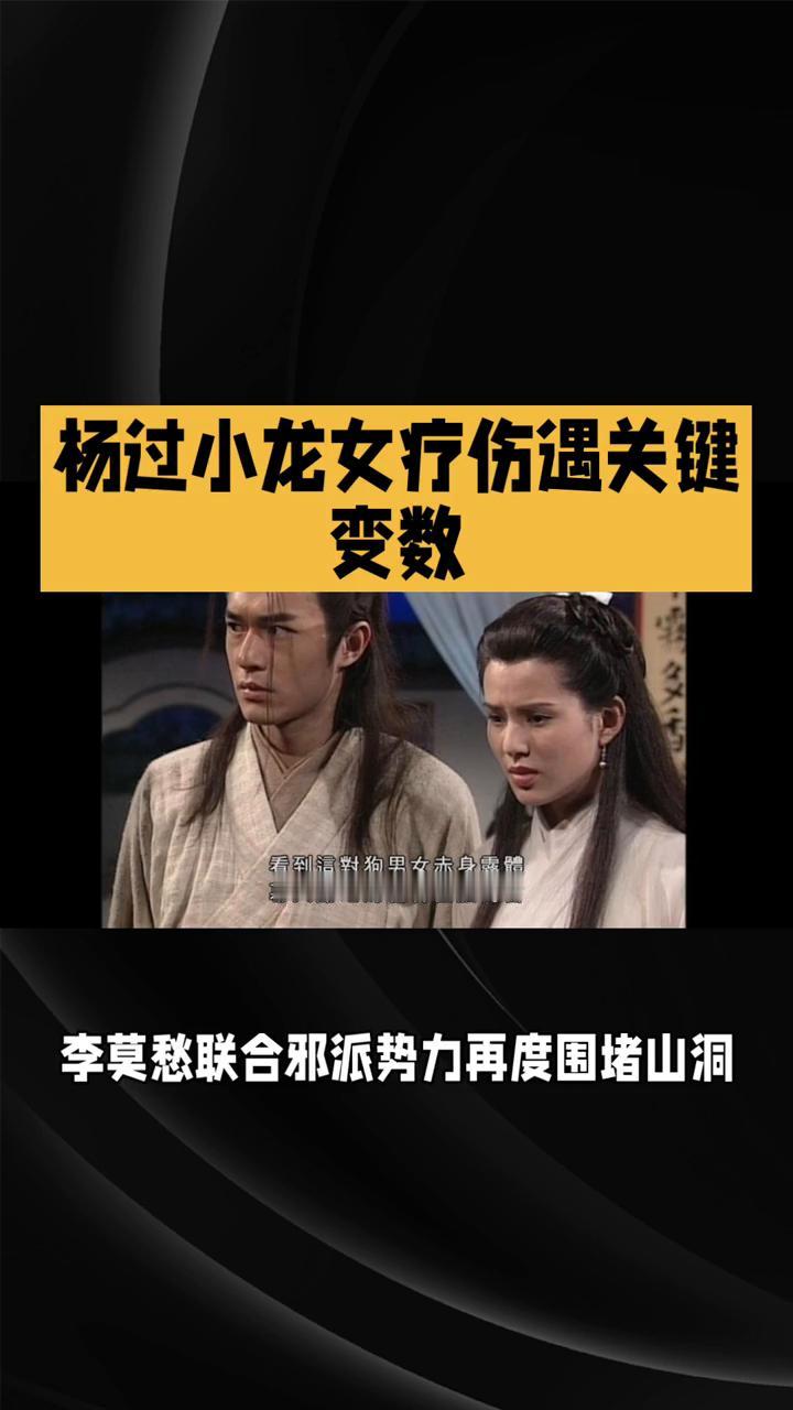 83版《神雕侠侣》第三十五集解说。
本集剧情冲突密集升级，杨过小龙女疗伤遇关键变