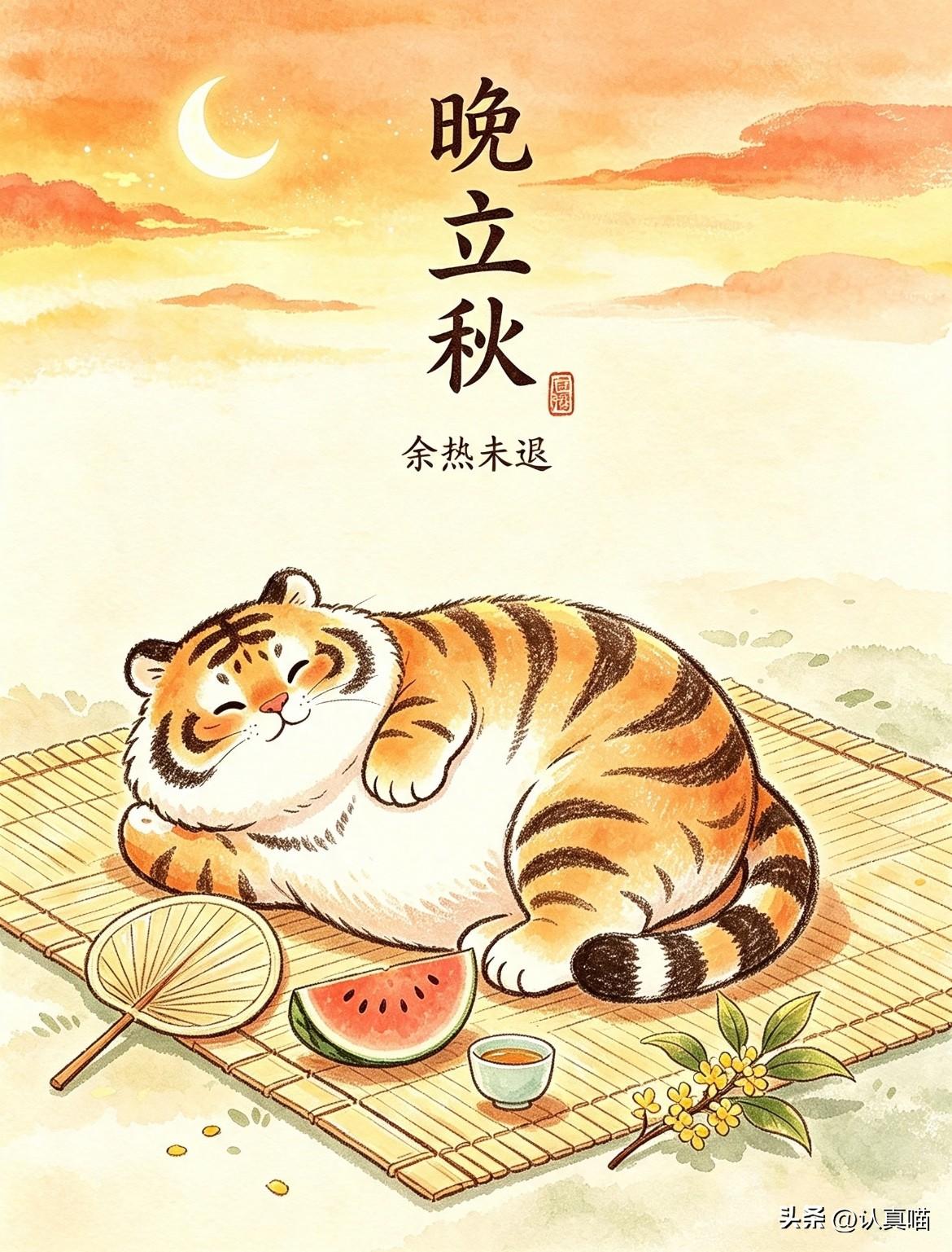 8月7号晚上7点42分立秋，
按老话讲这叫“晚立秋”。
老祖宗传下来的说法是“早