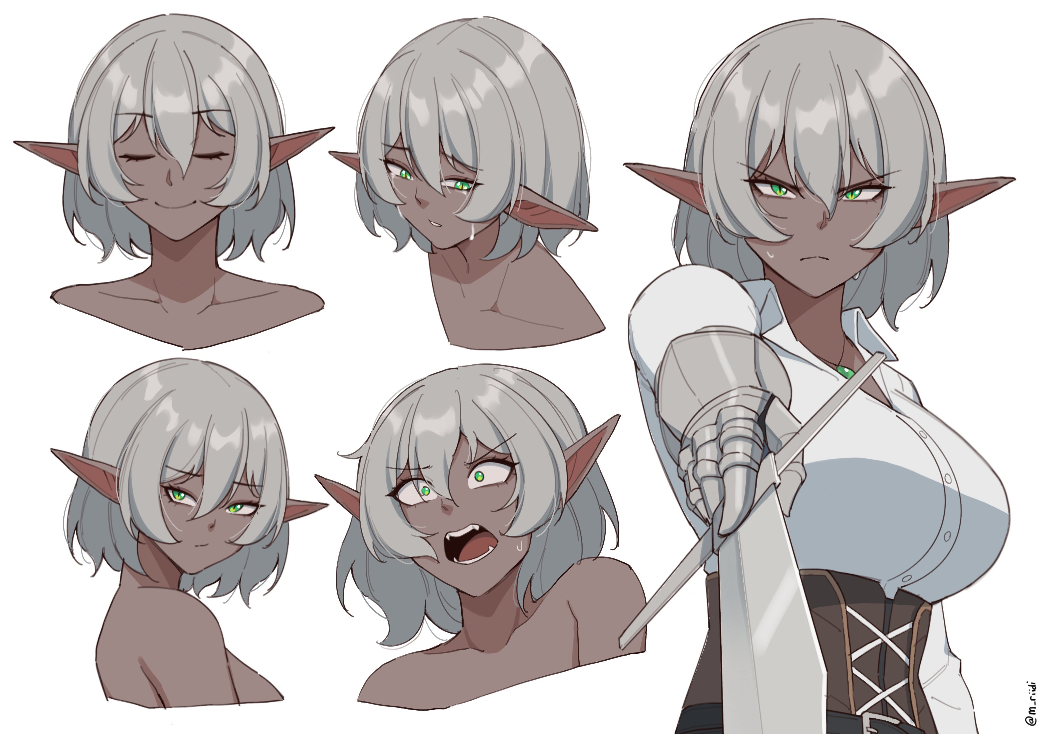 精灵骑士Twitter：m_riidi（Riidi） ​​​