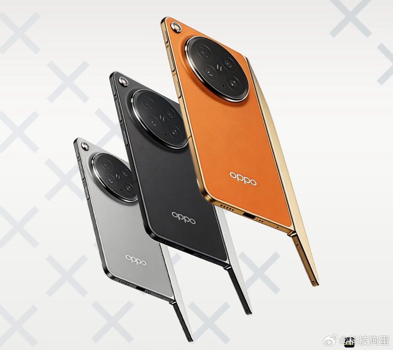 oppo Find N6官宣3月17号，这个钛金色我喜欢，橙色也还不错。和N5相