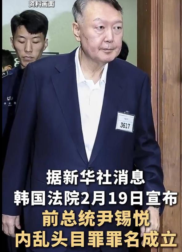 内乱头目罪罪名成立，尹锡悦被判无期，虽然检方之前建议判处其死刑，但最终法院未采纳