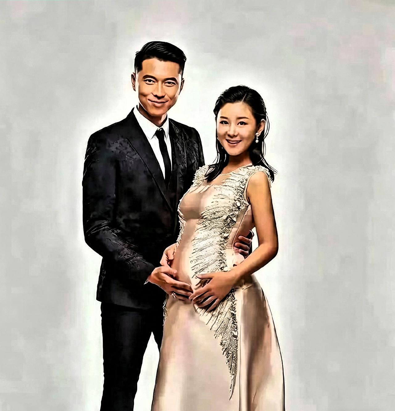 今天刷到一个消息，属实给我看愣了。40岁，女演员，肚子里怀着第三胎。
 
她和王