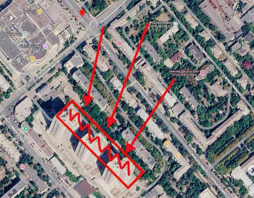 几天前的深夜，在顿涅茨克市中心一栋不起眼的建筑内，俄军第51合成集团军的多名高级