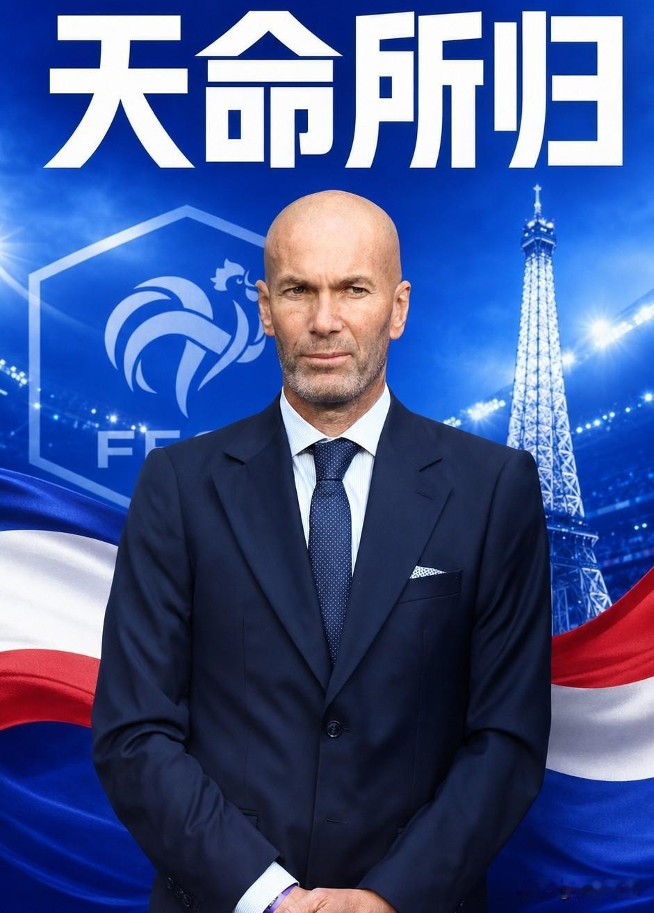 等了整整5年了，齐达内正式上任法国队主帅备战2030年世界杯！

刚刚法国足协官