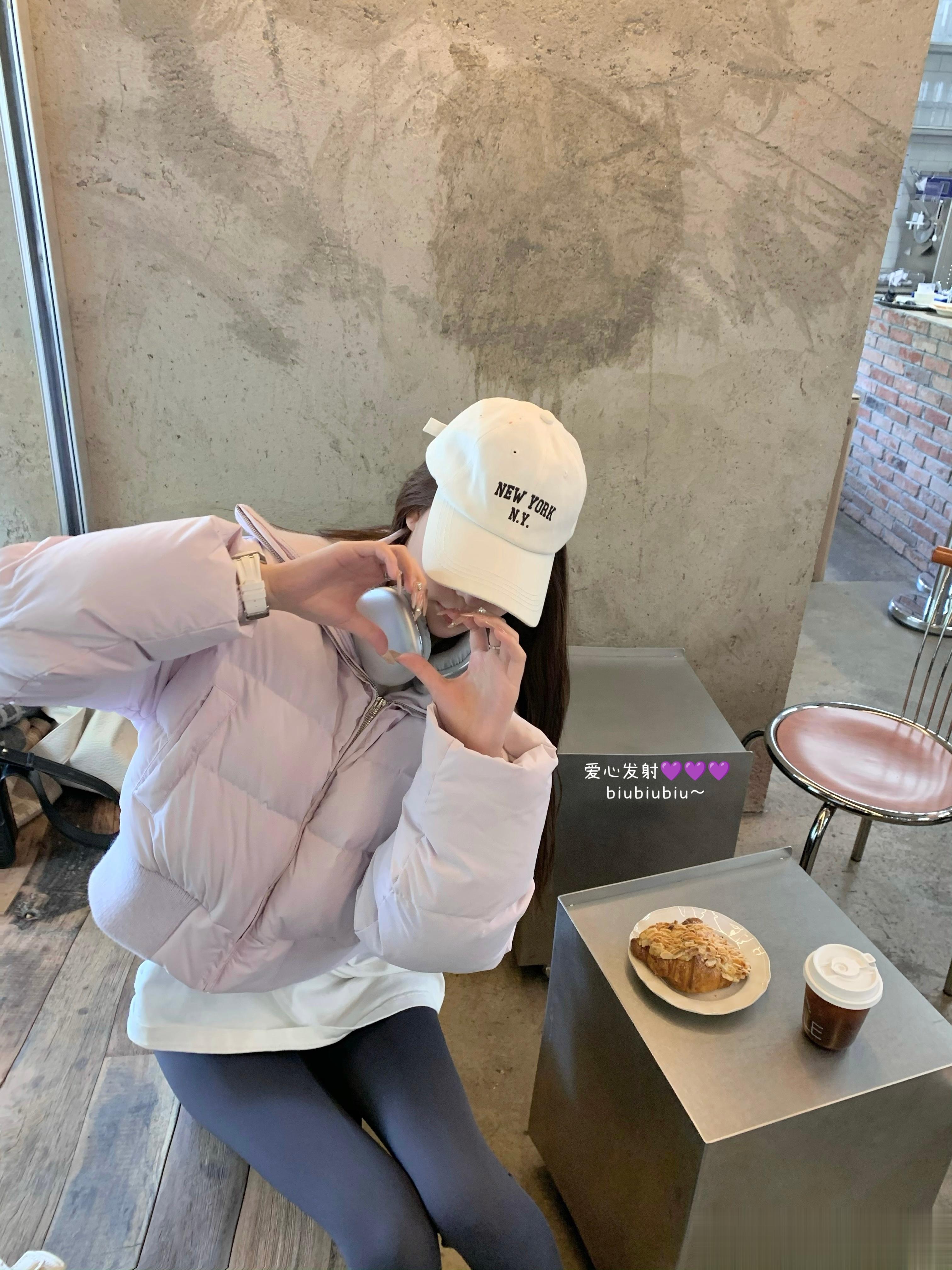 给我来一杯芋泥波波💜 ​​​