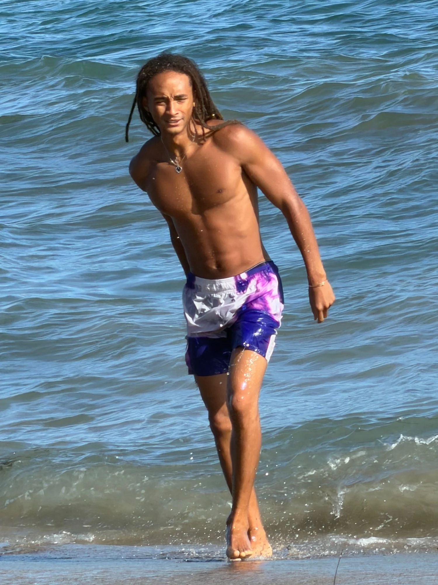 Jaden Smith 23日在迈阿密海滩 ​​​