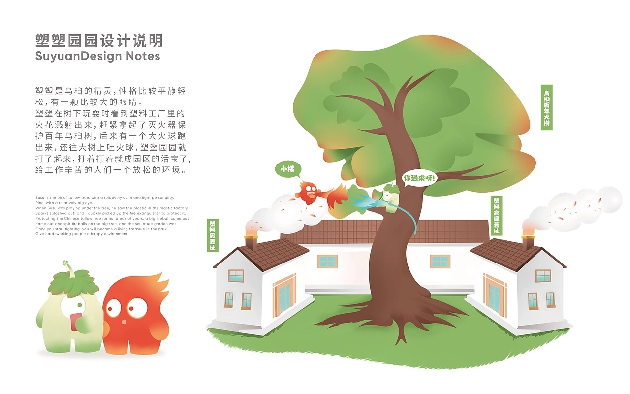 设计美学 塑园-西湖创意园IP设计by 贞子设计研究所 