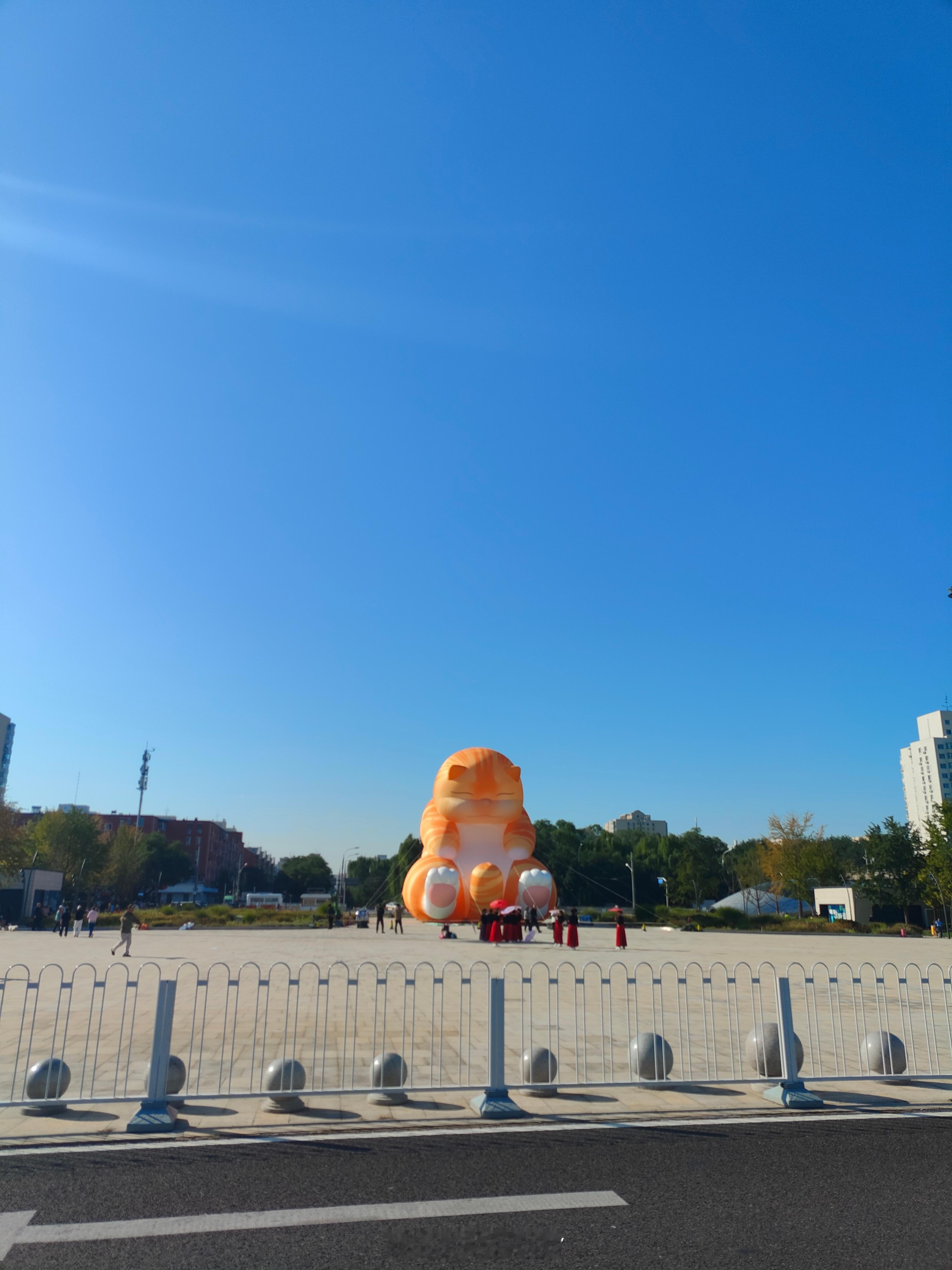 2025北京动画周 北京动画化周的标志性地标——大猫猫看到这个大猫猫就知道到北京