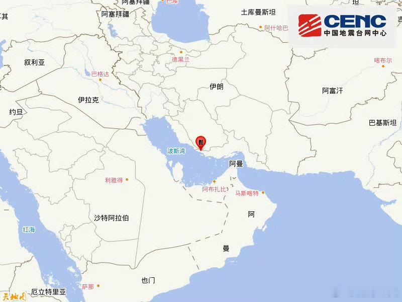 地震快讯中国地震台网正式测定：01月23日19时18分在伊朗（北纬27.15度，