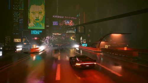 《赛博朋克2077》光线重构实机宣传片：夜之城之美