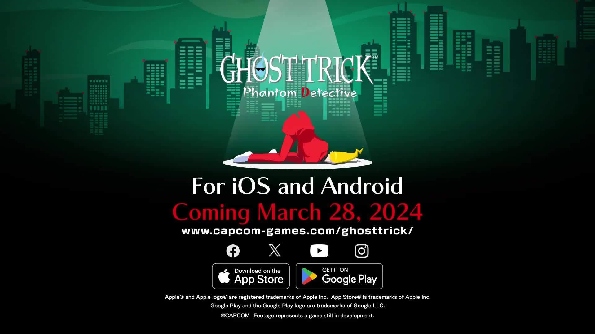 卡普空推理解谜游戏《幽灵诡计》复刻版3月28日登陆iOS及安卓平台