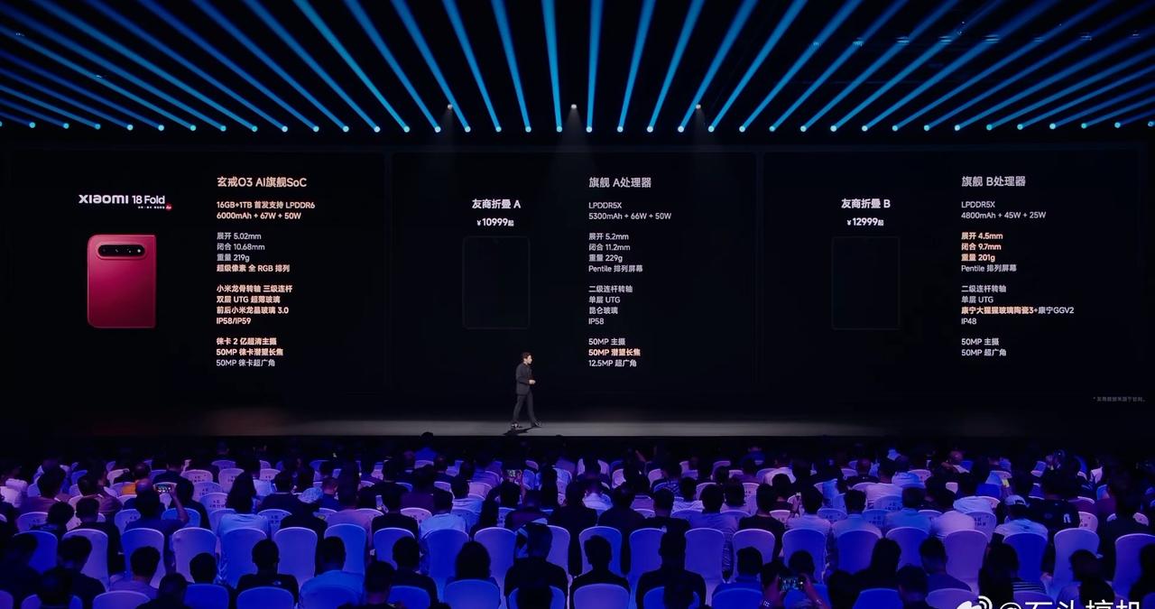 小米18 Fold价格公布，比以前的大折叠屏手机涨了1K，10999元起，感觉如