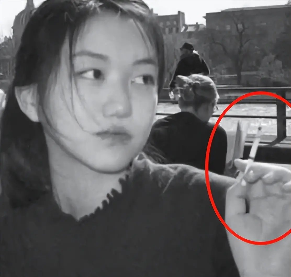 19岁李嫣跟老爸聚餐！手不离烟动作熟练，170cm身高气质太像王菲，王菲又多个烟