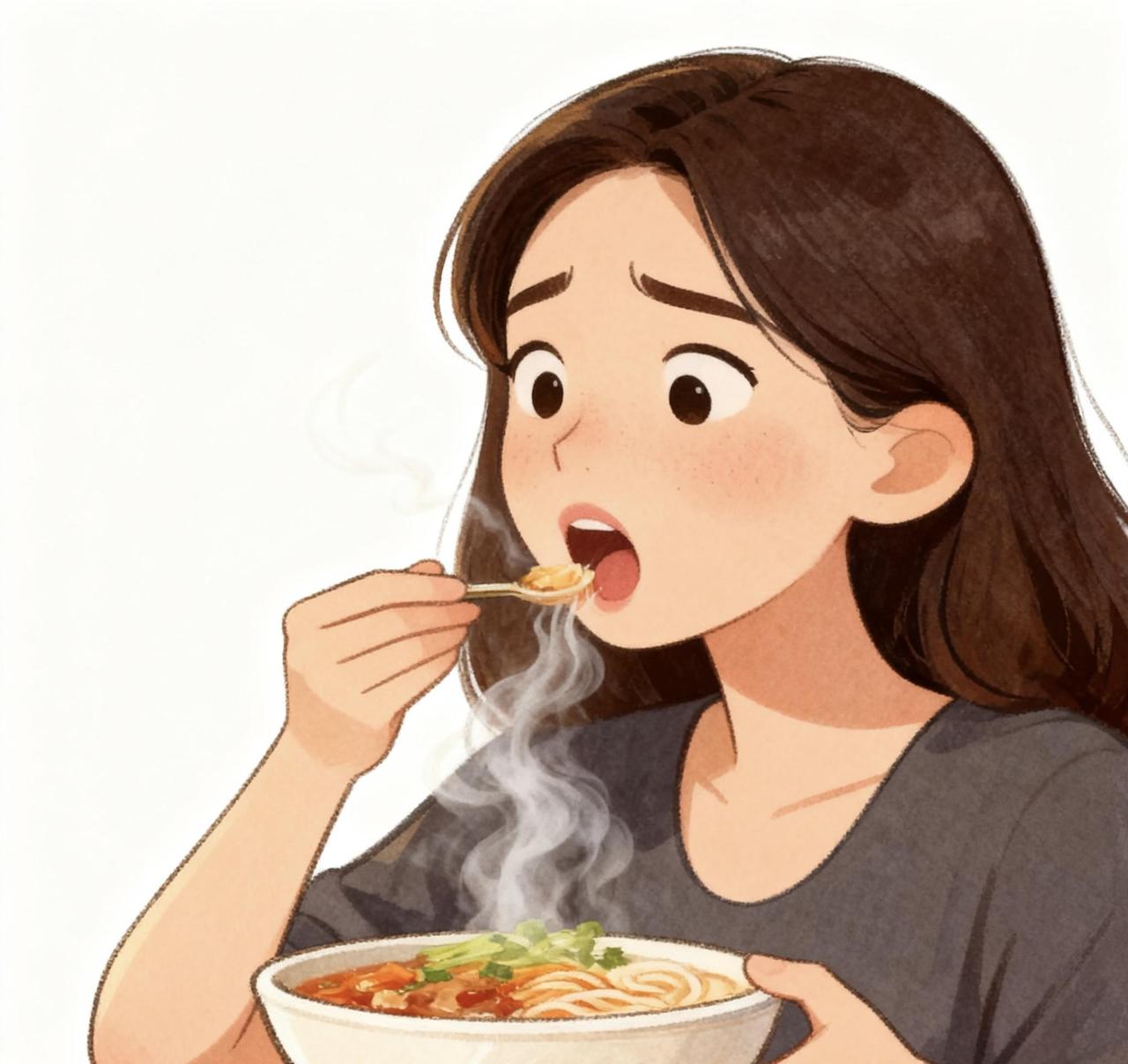 立即停止!这个吃饭习惯会致癌，很多人还以为很养生！

"趁热吃"，这句饭桌上的叮