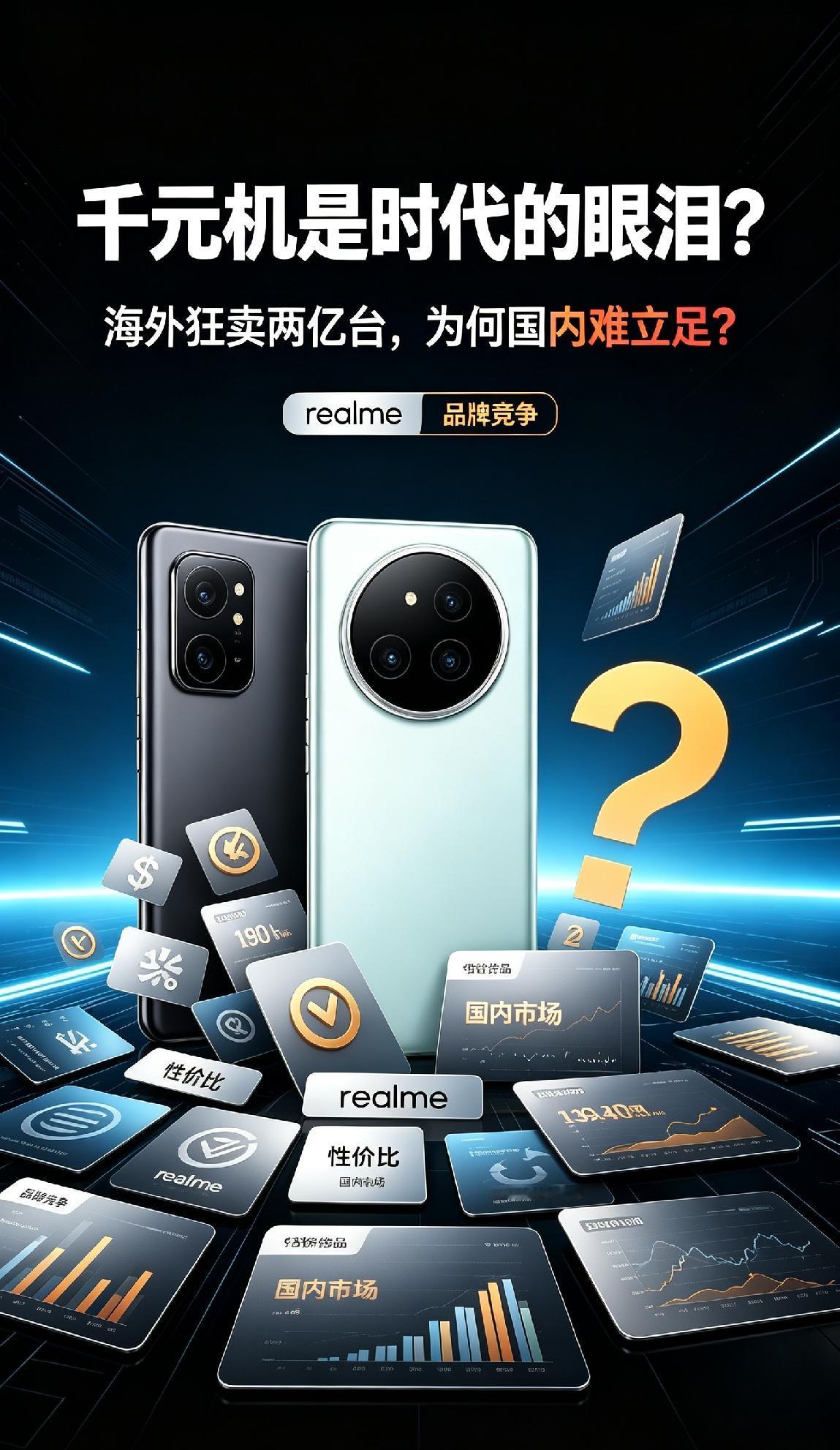 千元机是时代眼泪？海外狂卖两亿台，在国内却无人问津，realme的窘境看懂了吗