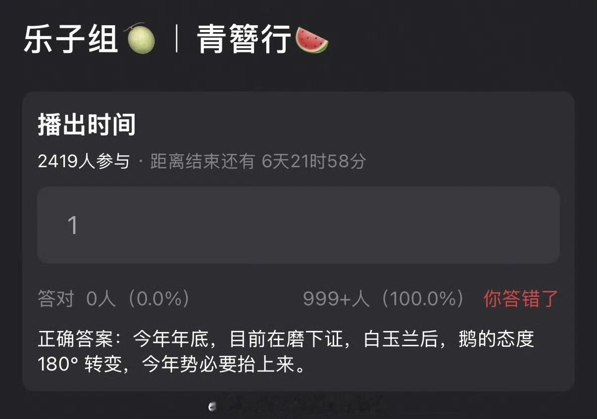 《青簪行》🍉今天年底鹅势必要抬上来，你期待这部剧吗 