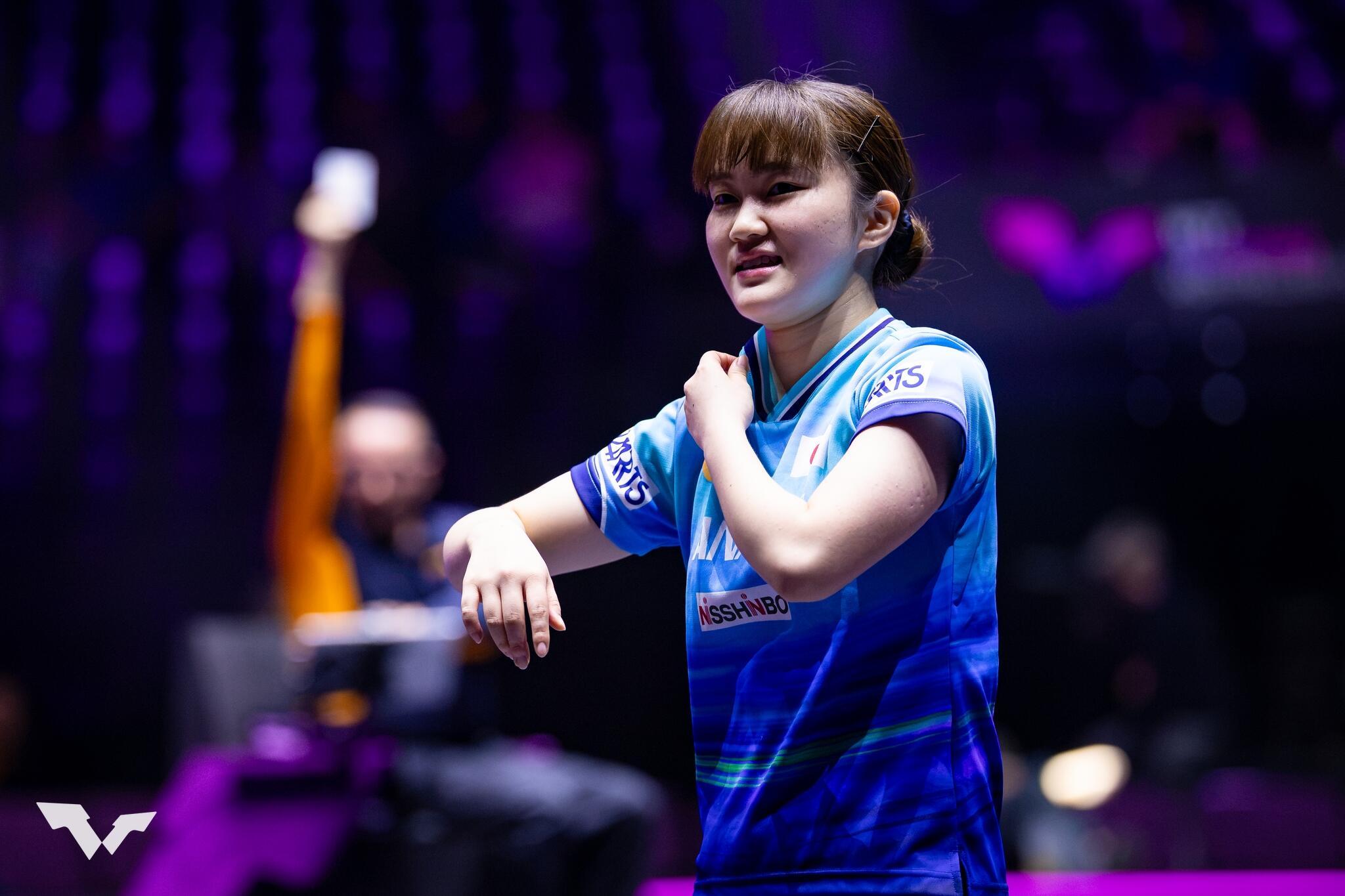 东电：大藤沙月苦战五局不敌德国20岁选手，连拿两局拿到赛点机会却遭逆转，首轮出局