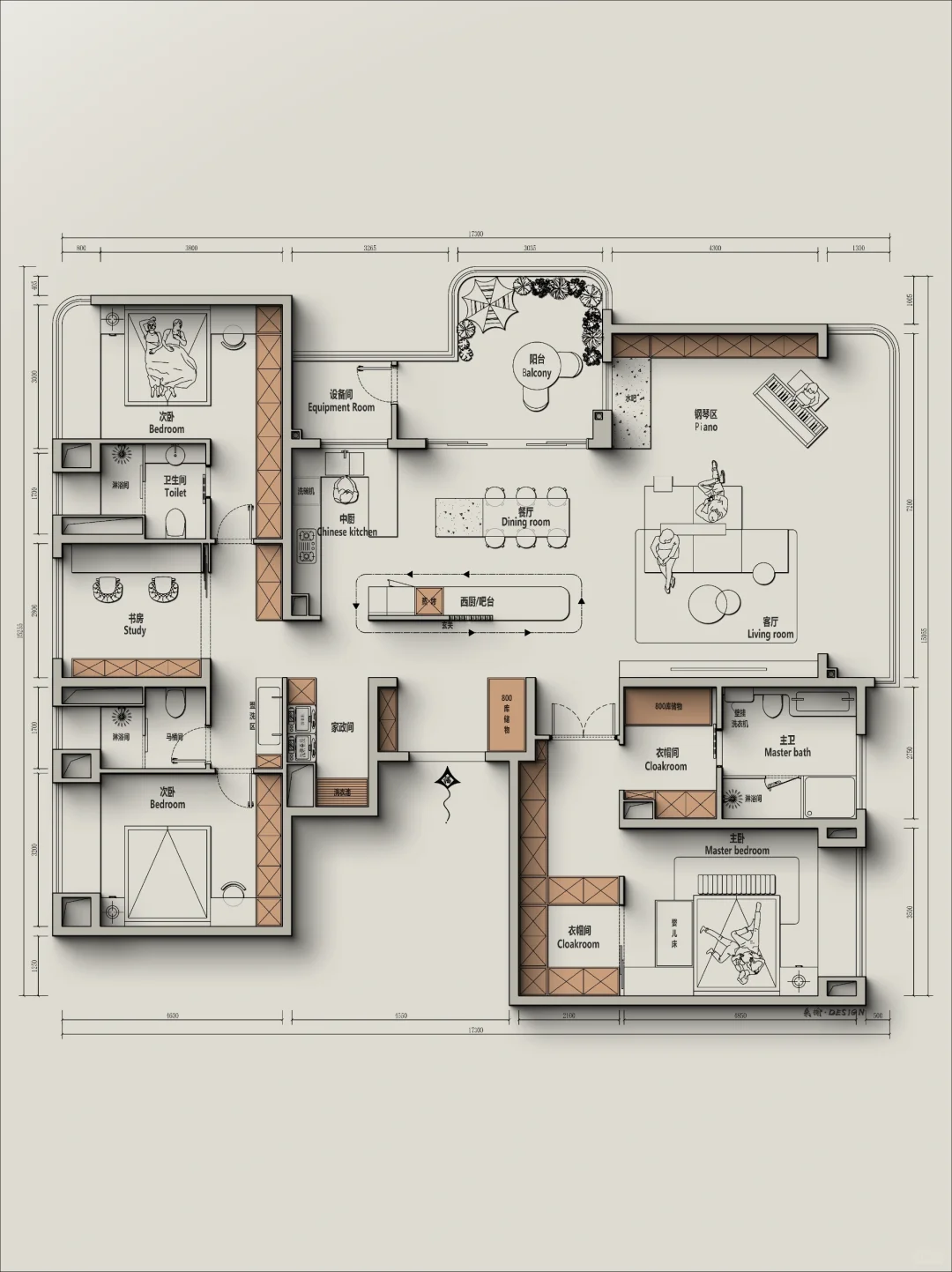 户型改造189m²丨重庆的业主赶紧来抄作业