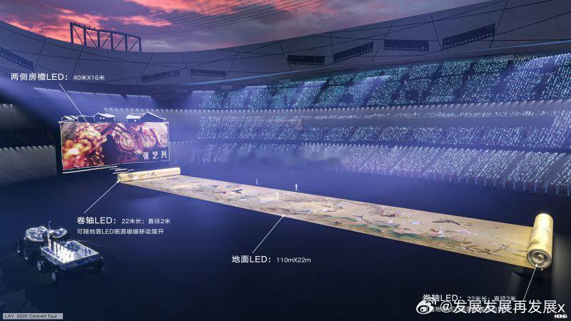 吉尼斯世界纪录发布：张艺兴的鸟巢演唱会以创新方式打破了一项世界纪录：卷轴式的LE