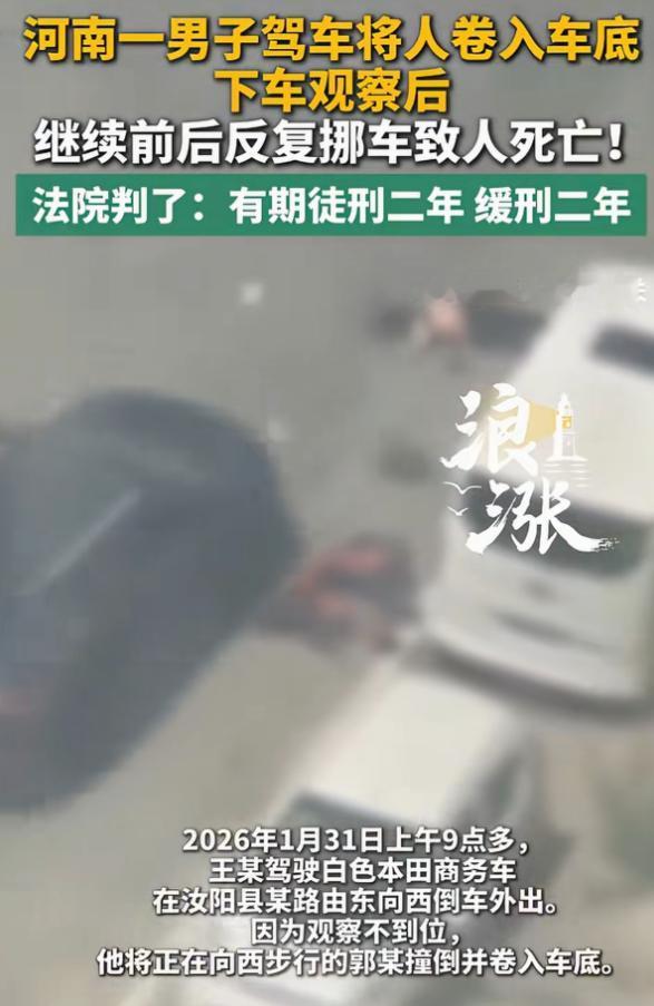 “撞伤不如撞死”争议再起！河南汝阳一倒车碾压致死案判决，引发全网激烈热议。
 