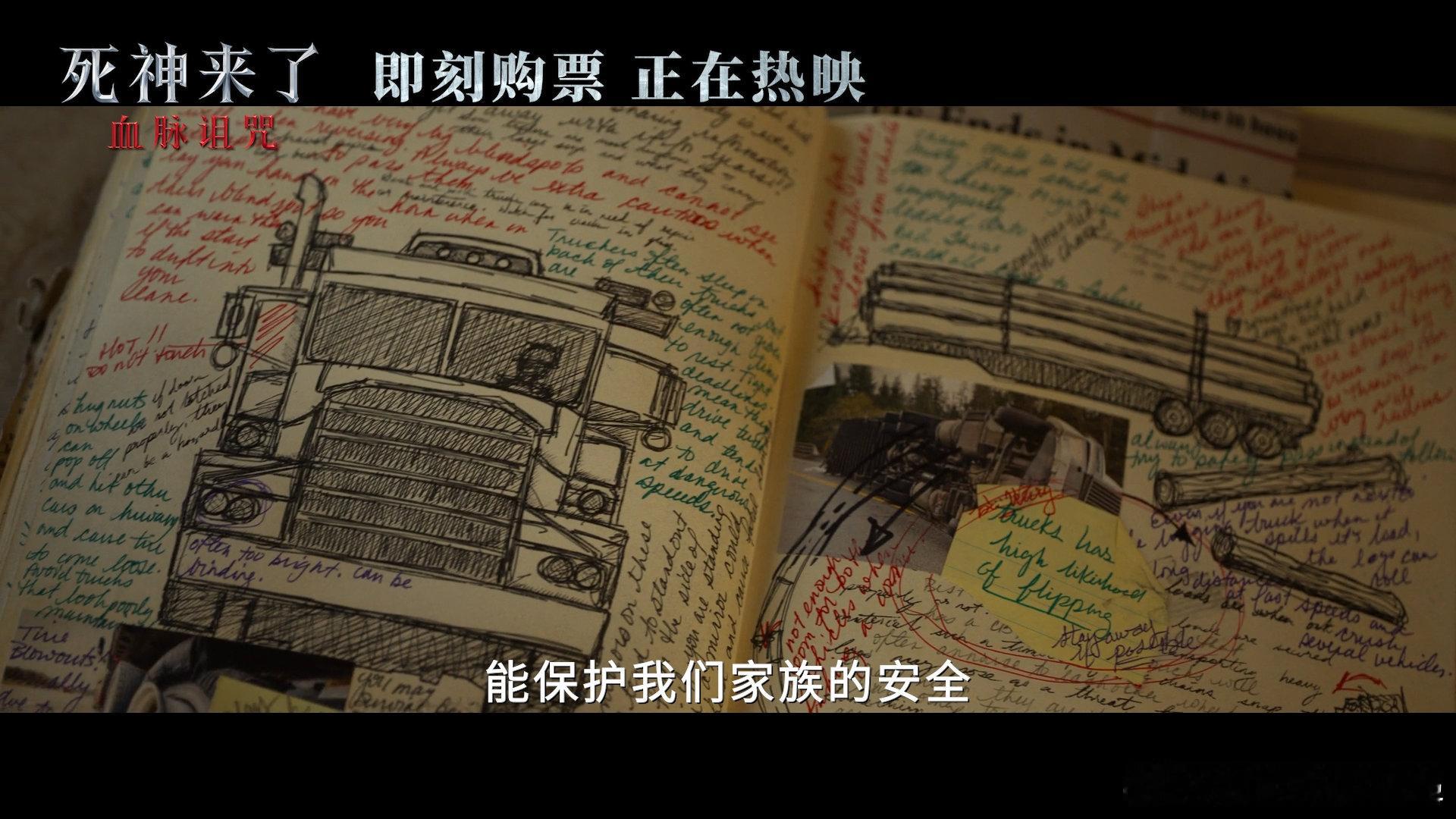 看死神来了6全身幻痛 朋友拉着去看的，一开始还调侃她胆小，结果自己看得比谁都投入