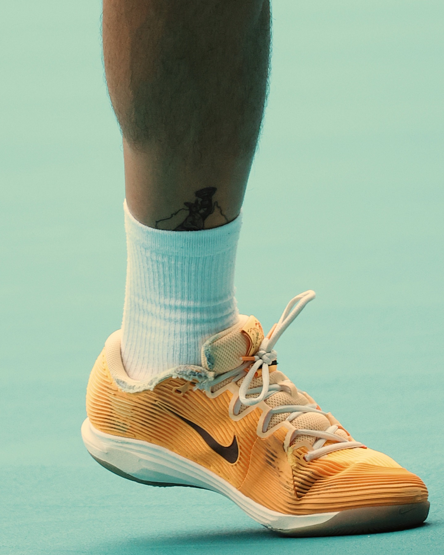 迈阿密1000赛 终于看清楚阿尔卡拉斯阿尔卡拉斯 的新纹身了！底面是澳大利亚的国