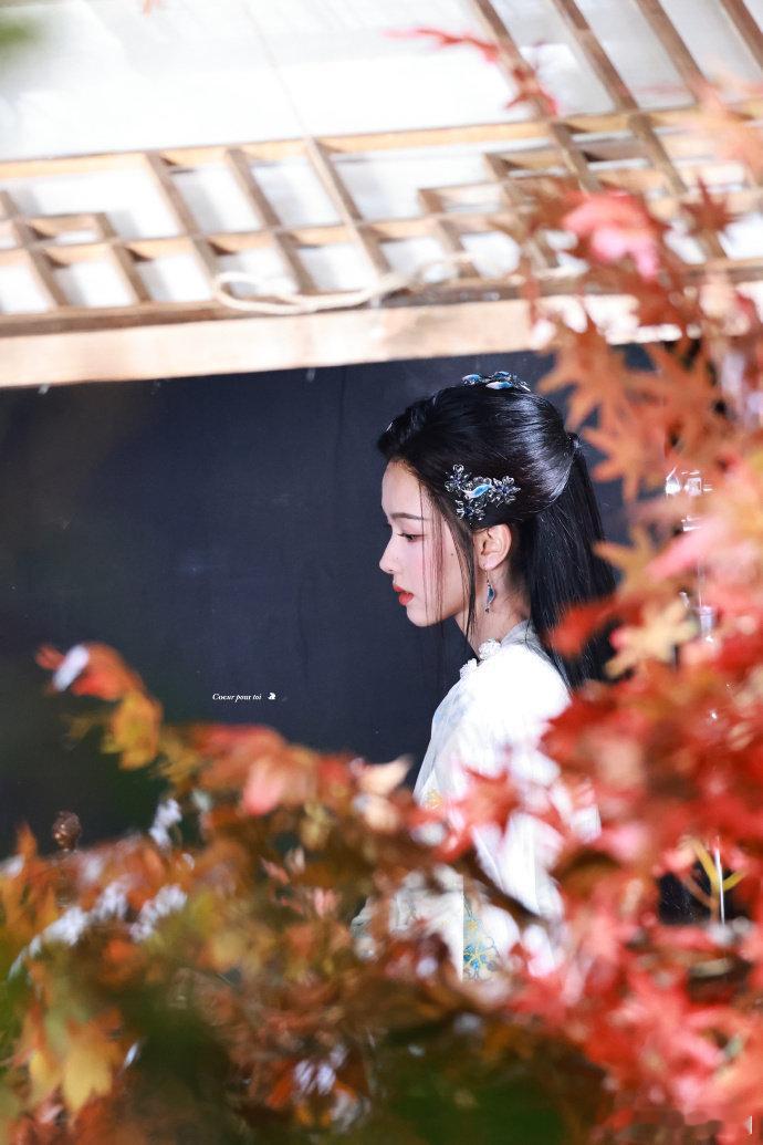 陈都灵新剧《月鳞绮纪》全新路透曝光，她在剧中的造型惊艳众人，让人愈发期待她在这部