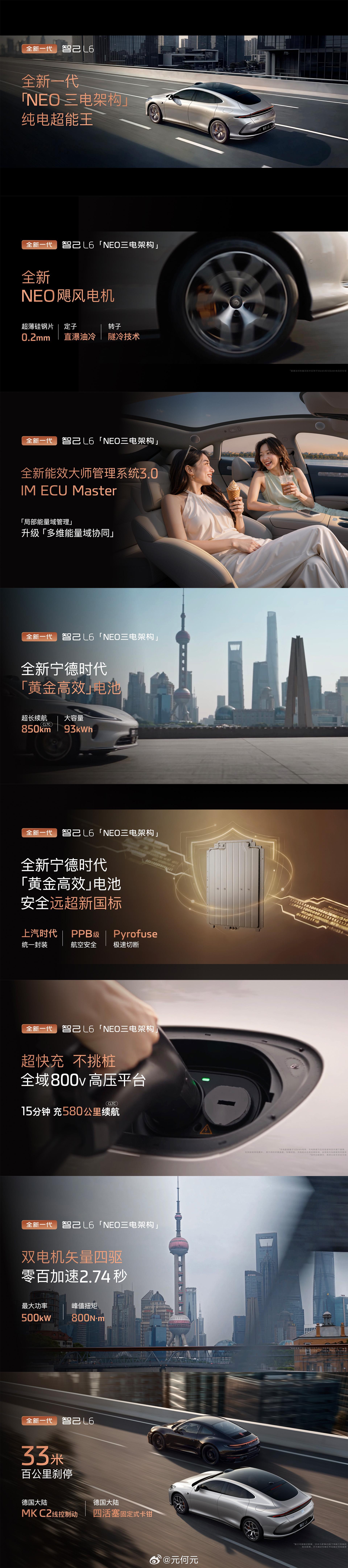 全新智己 L6 正式上市，全系上市权益价 19.99 万元起。新车全系标配全线控
