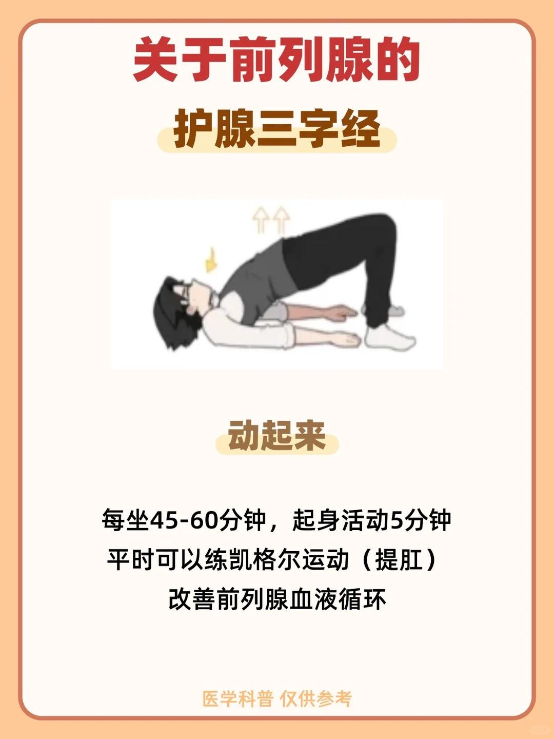 关于前列腺的护腺三字经，你知道吗？