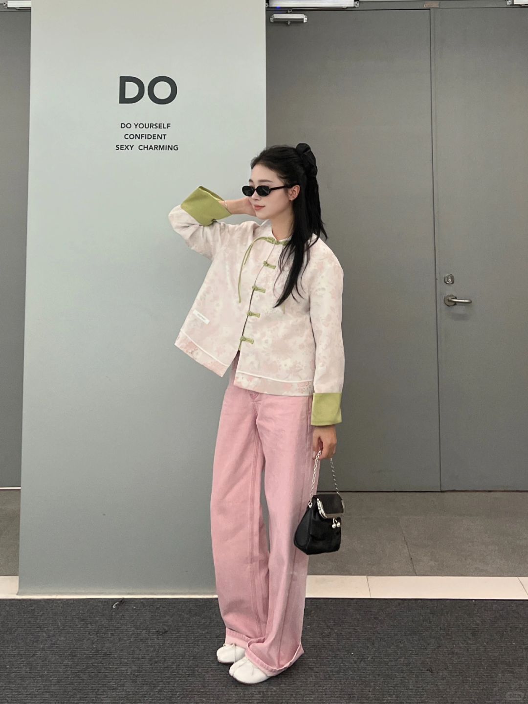 新中式➕牛仔裤 好乖喔👛