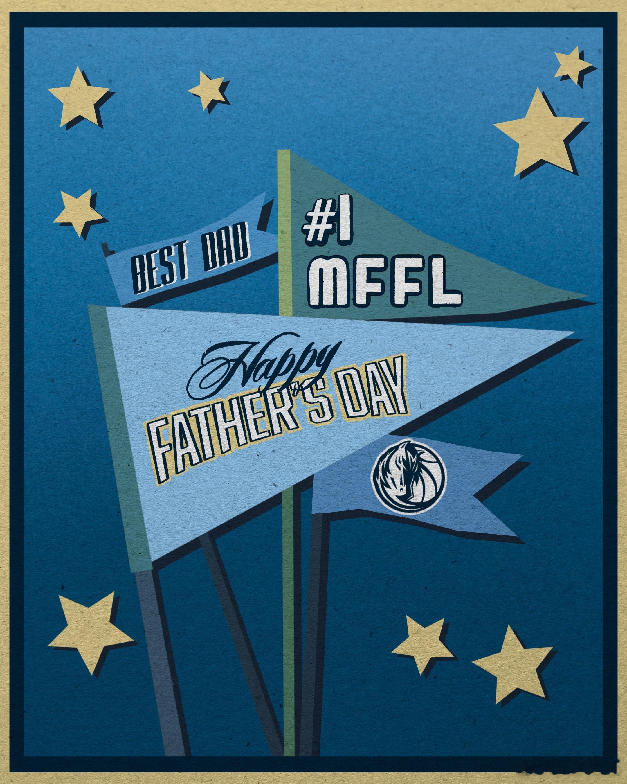 MFFL 我牛官方发推。Happy Father’s Day to all th