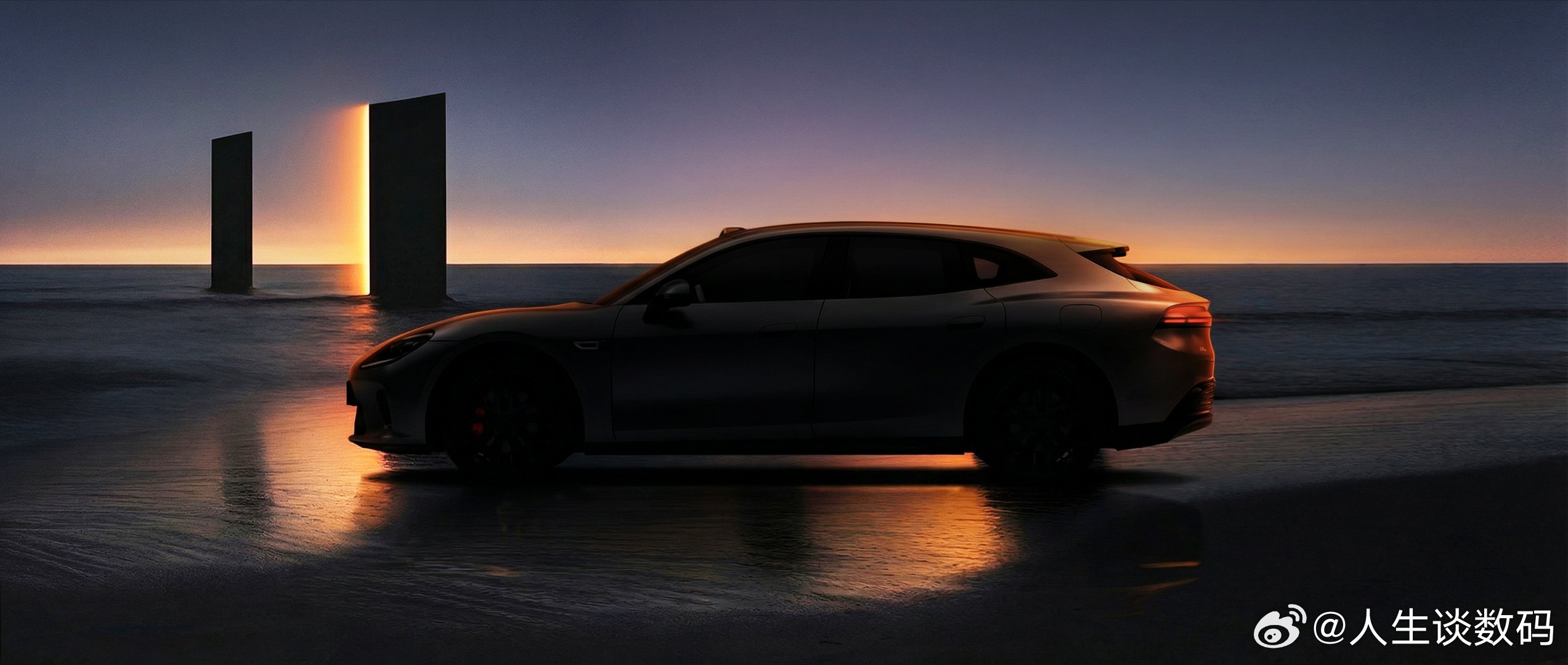 这启境也太帅了吧！智能猎装轿跑造型极具冲击力，再加上华为技术的加持，估计性能和智