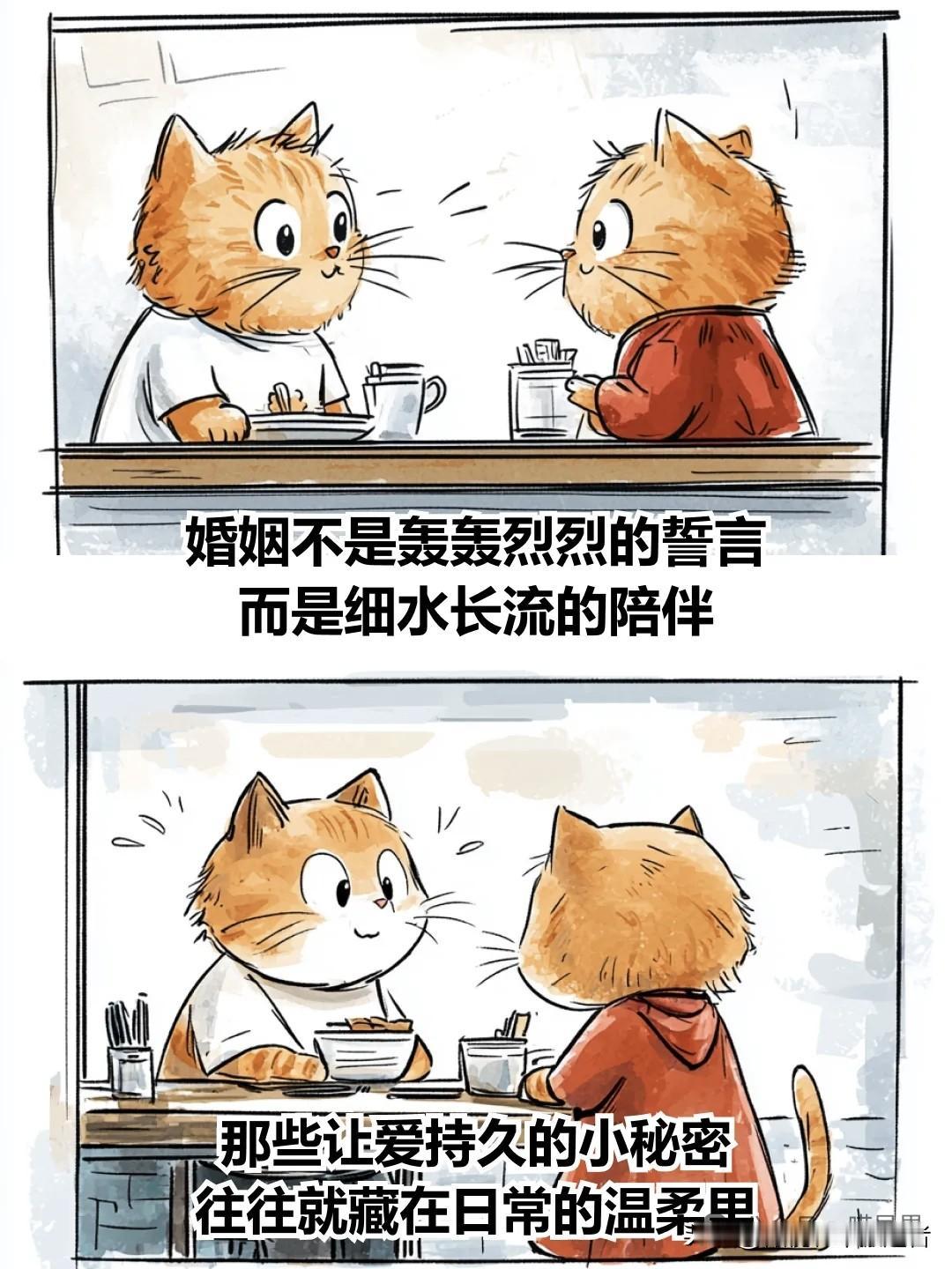 治愈漫画 I 婚姻长久的秘密，就藏在这3个细节里治愈系婚姻观