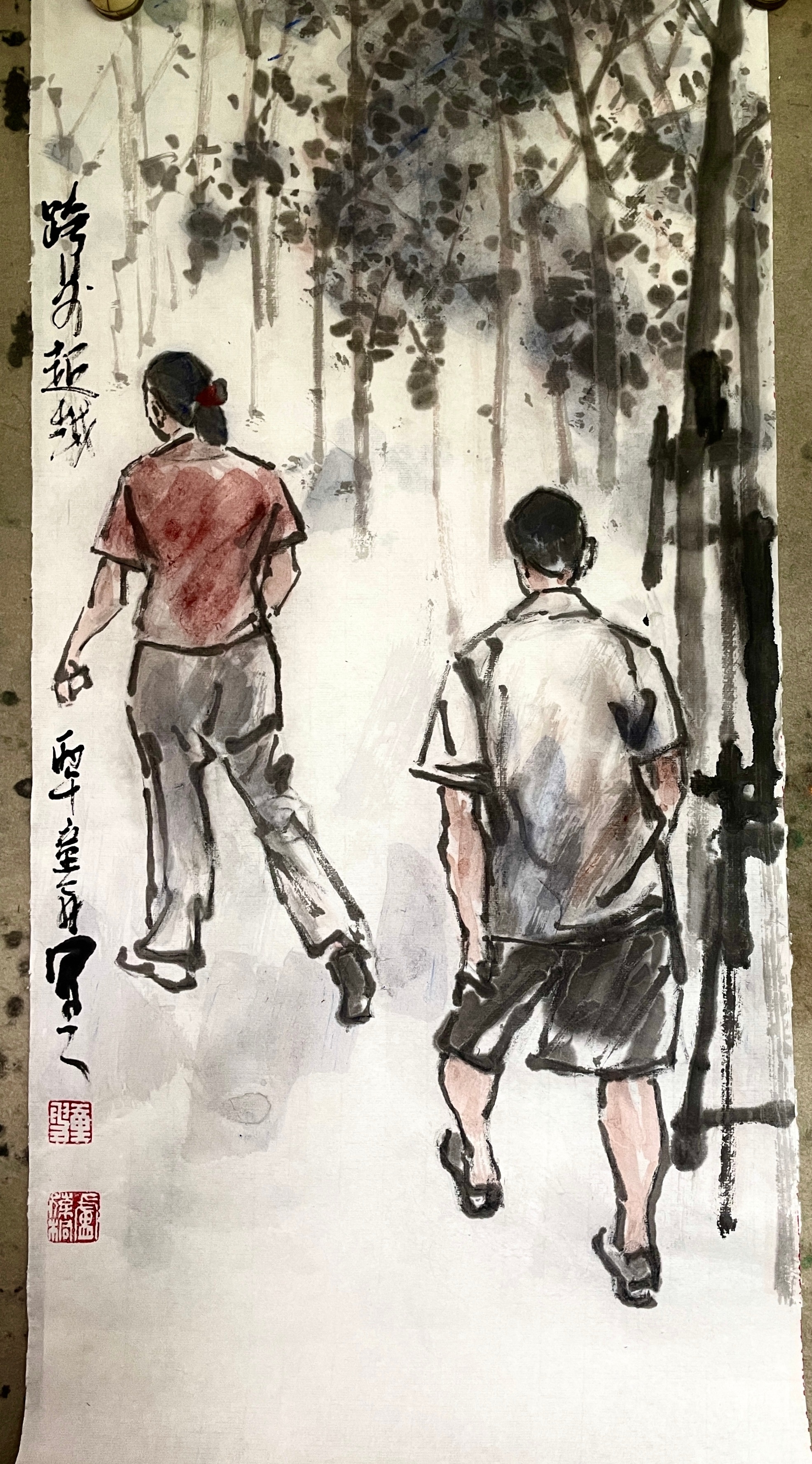 卢氏水墨  跨步起越 
