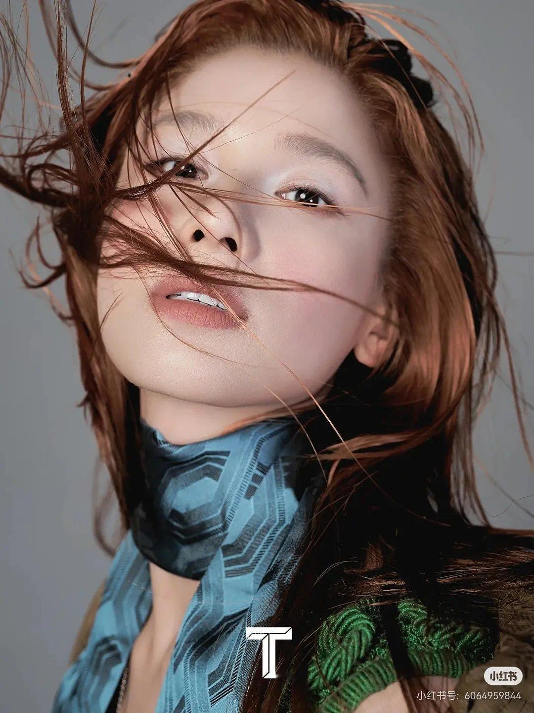 张婧仪这杂志拍的完全看不出来是她,时尚表现力的问题吗 