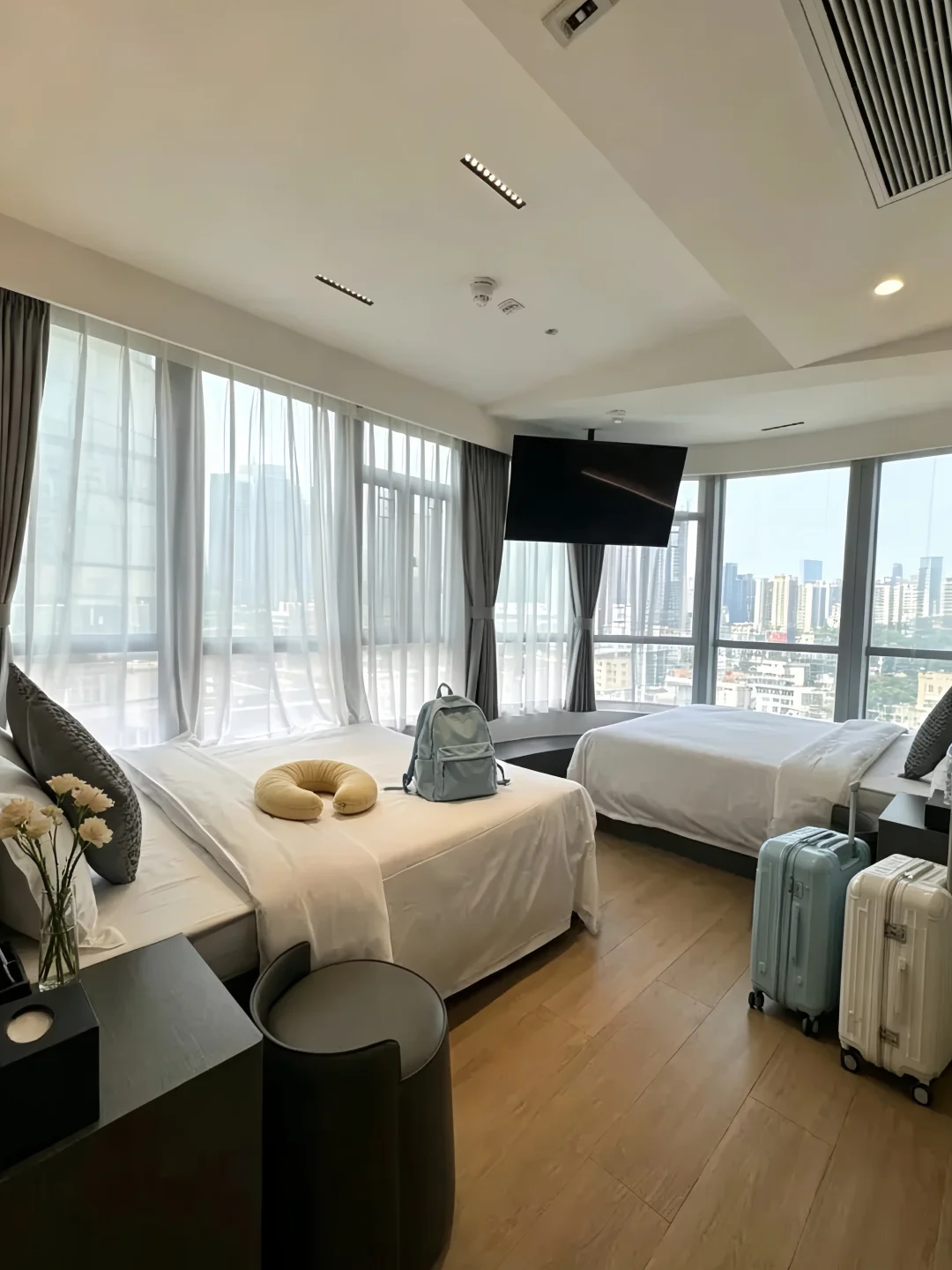 香港📍尖沙咀！！超绝窗景！不想退房~