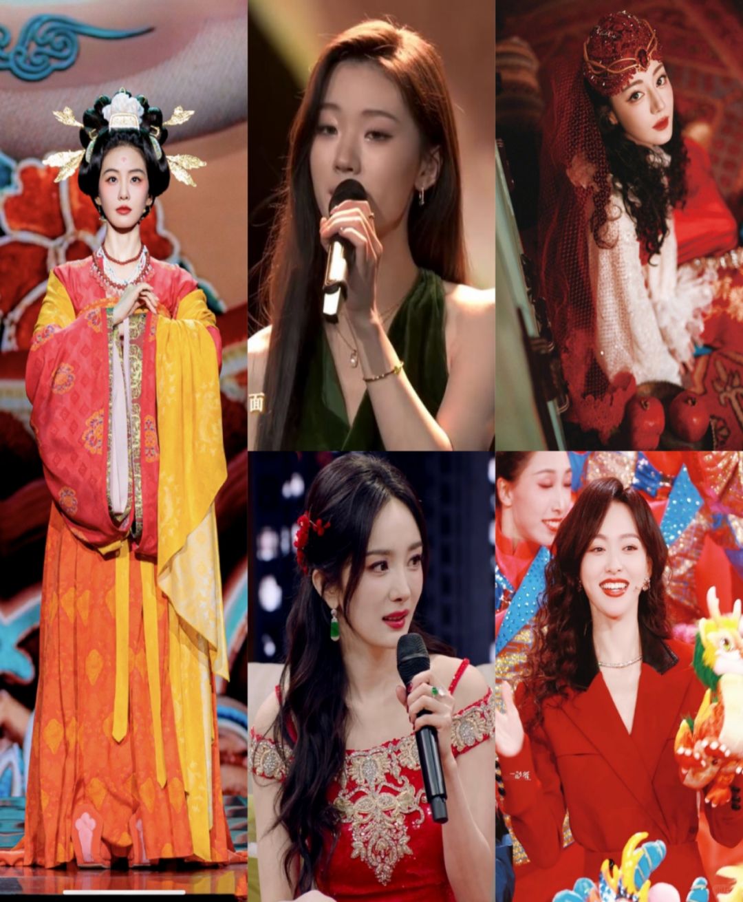 春晚的85花很出色，杨幂，唐嫣，刘诗诗