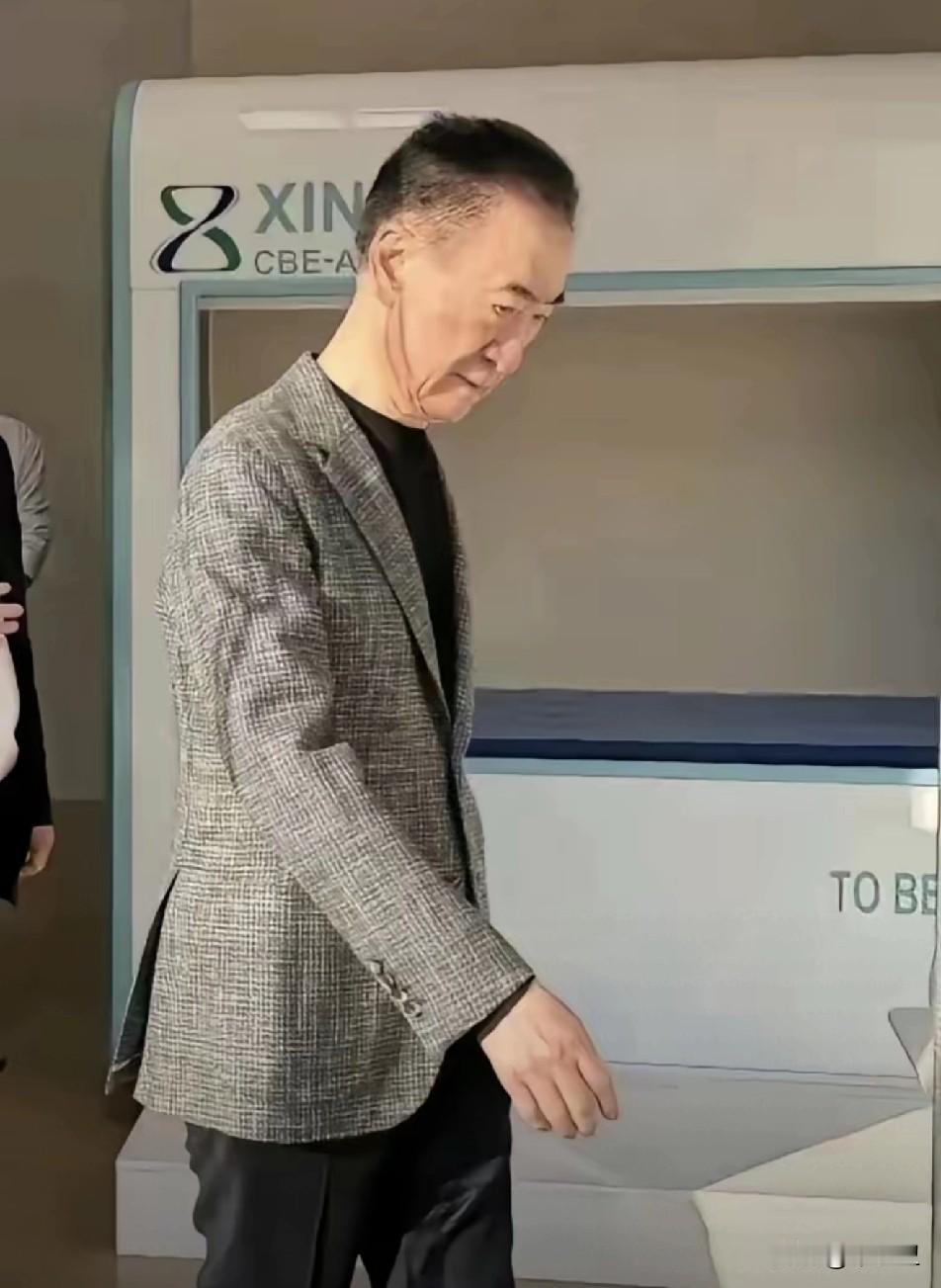 曾经的中国首富，万达的王健林，尽管瘦的有点脱相，但身体健康，非常有担当，一直在还