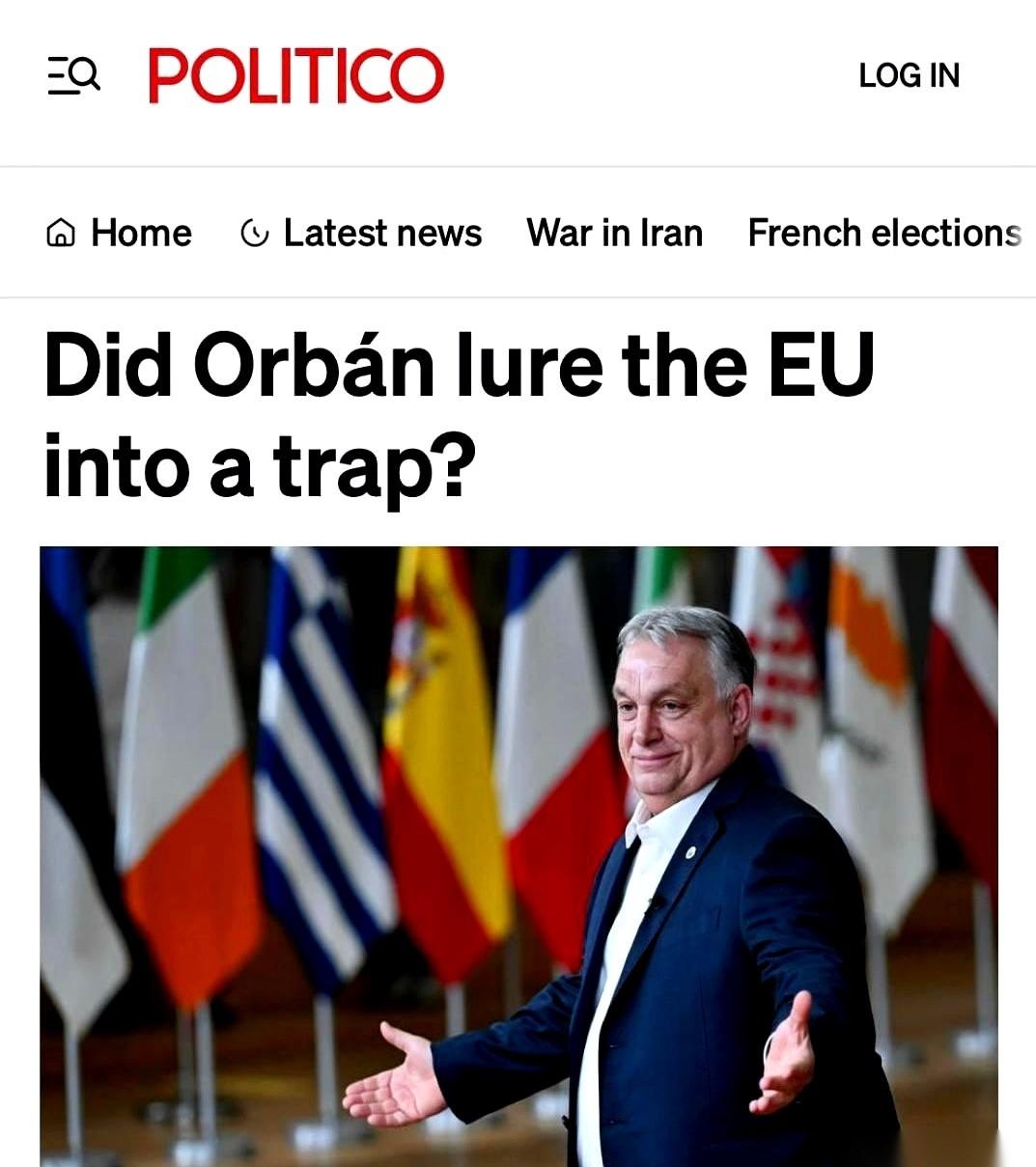 真是绝了！这帮欧洲领导人，明明被匈牙利的欧尔班耍得团团转，还觉得自己占理呢。€9