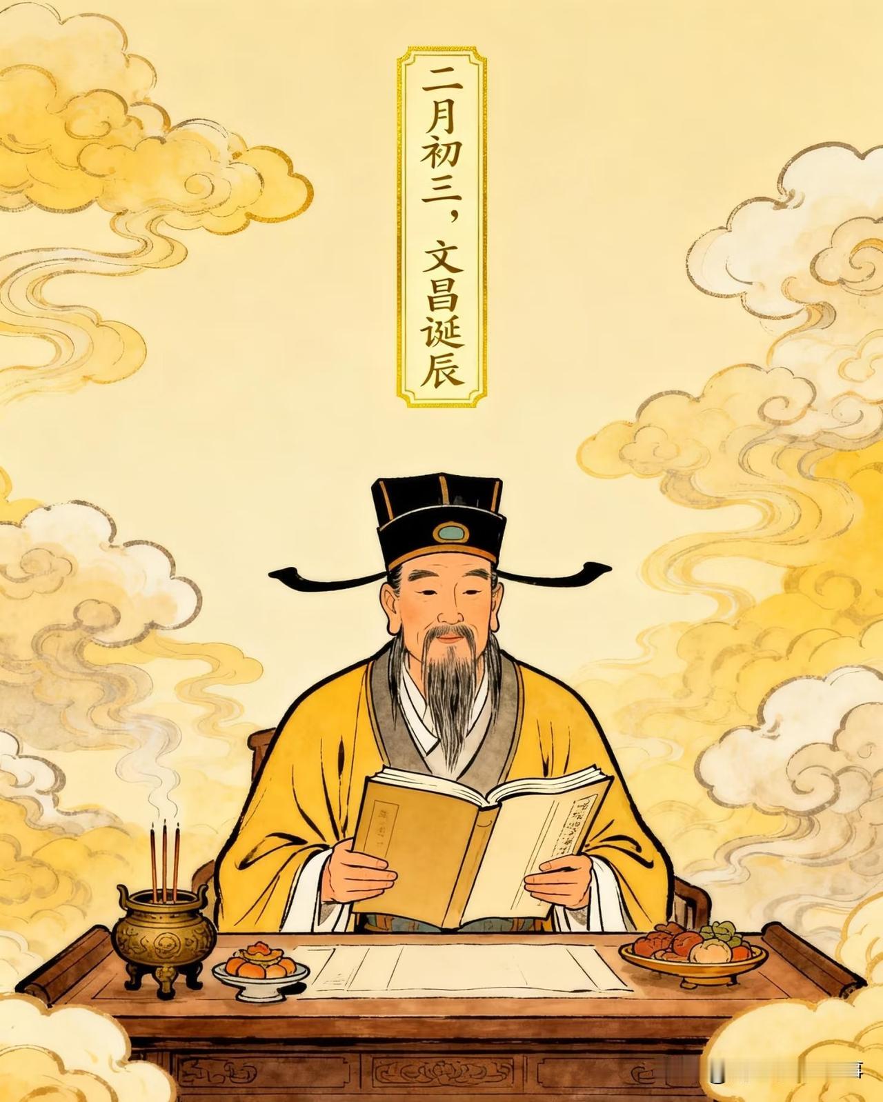 二月初三“文昌诞”，记得做好这两件事，家里出个状元郎！

今日农历二月初三，是中