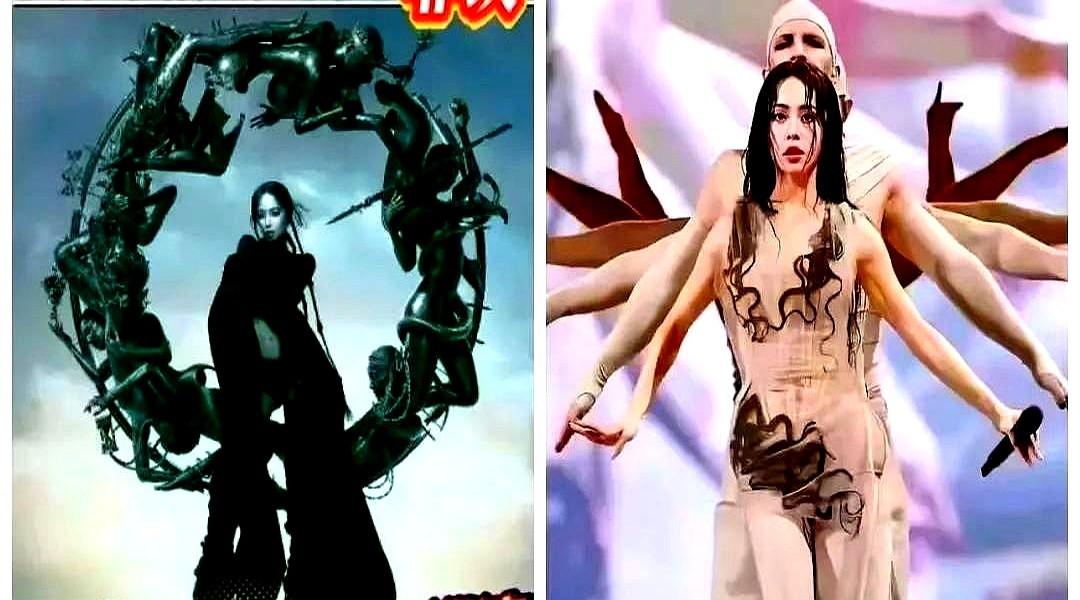 花了两个亿，结果蔡依林演唱会被说像“盘丝洞”？

最近网上全是她的现场图，说实话