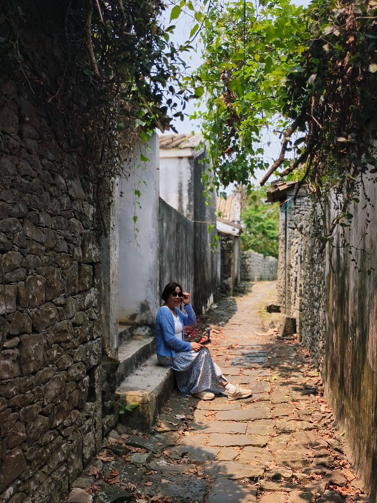 海口罗驿古村 石板古巷漫步