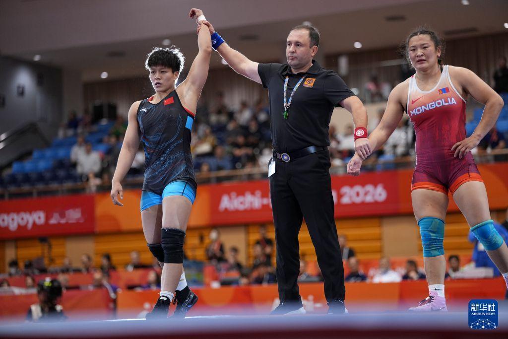 爱知•名古屋亚运会，龙佳7:6逆转夺女子自由式摔跤68公斤铜牌
 
爱知名古屋亚