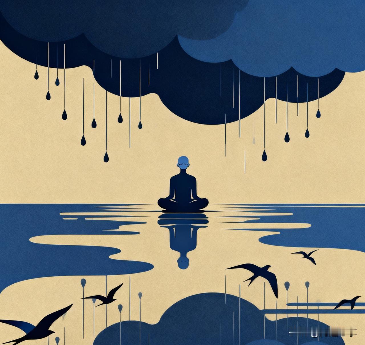 修的是“对世界松手”的智慧——不逼别人按自己的想法活，接受有人离开、有事落空；明