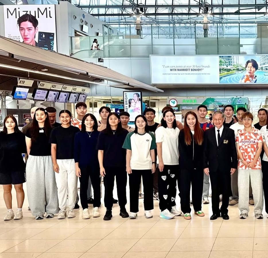 泰羽抵达宁波📷2026年羽毛球亚锦赛羽毛球